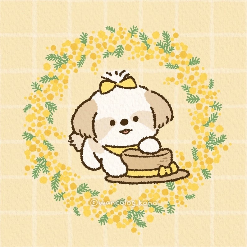 まるまるシーズーちゃんず | Charaforio(キャラフォリオ)