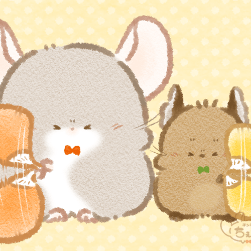 チンチラちぇび＆デグー茶々丸 | Charaforio(キャラフォリオ)