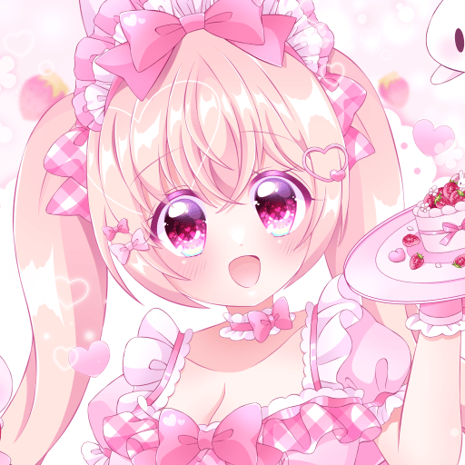 バ*ー様 手描きイラスト オリジナル【春色うさみみパーティー】 うさみみパティスリー | Charaforio(キャラフォリオ)