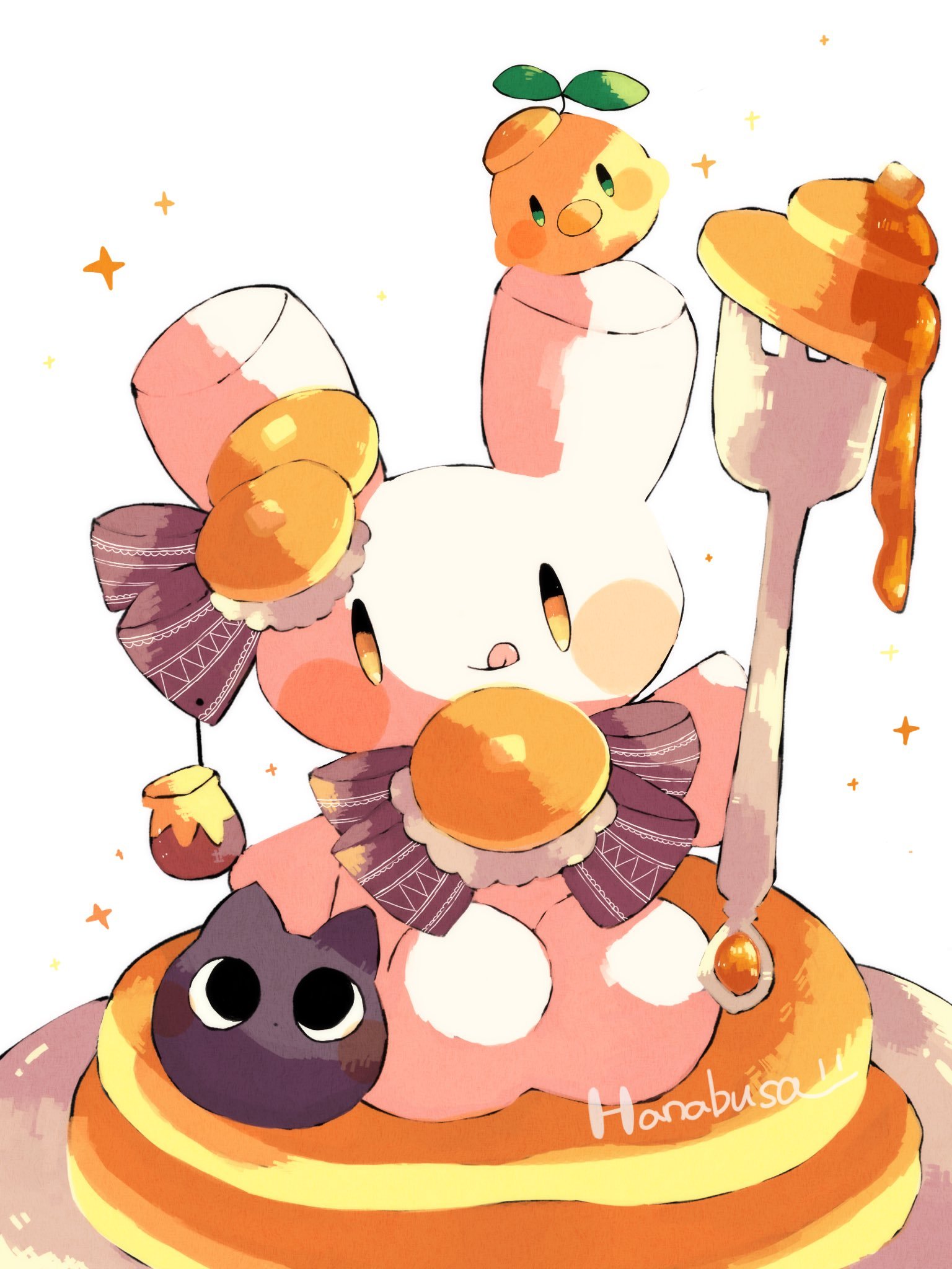 うさぎさん（うさぎの花かご） | Charaforio(キャラフォリオ)