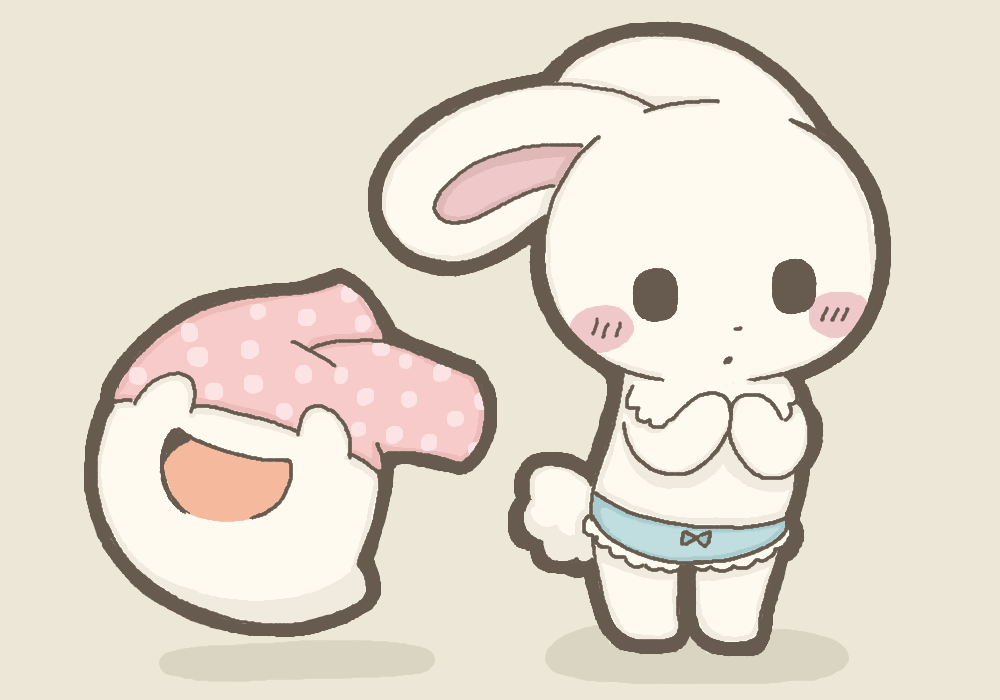 ぬいぐるみのおやすみうさぎ | Charaforio(キャラフォリオ)
