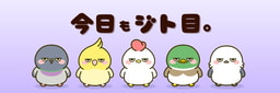 今日もジト目。