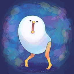 Mochimochi white bird