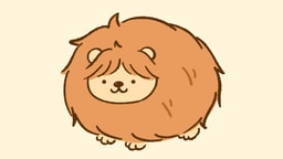 Shaggy Lion