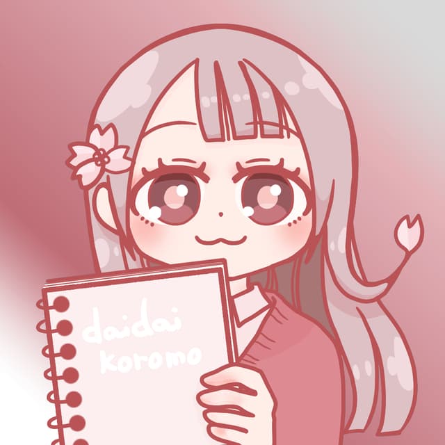 アイコン用のデフォルメキャラクターイラスト描きます。