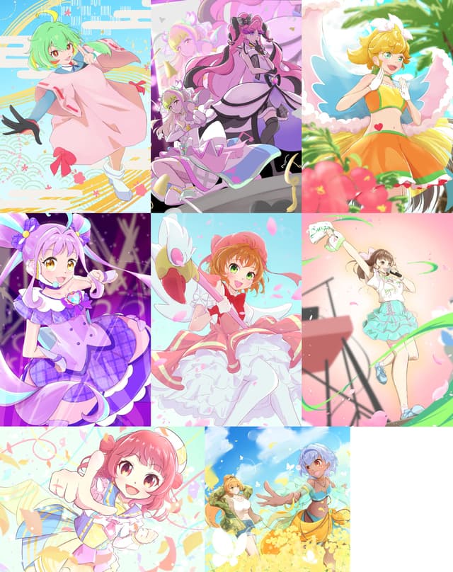 鮮やかな色彩のイラスト作成
